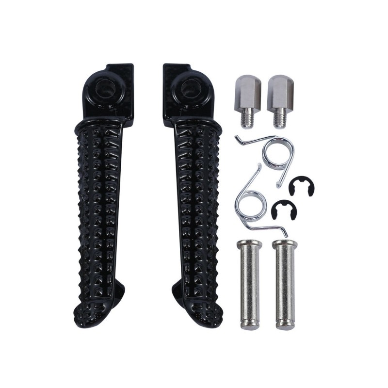 Zestaw podnóżków kierowcy Yamaha YZF R1 '98-11, YZF R6 '99-12 - czarne