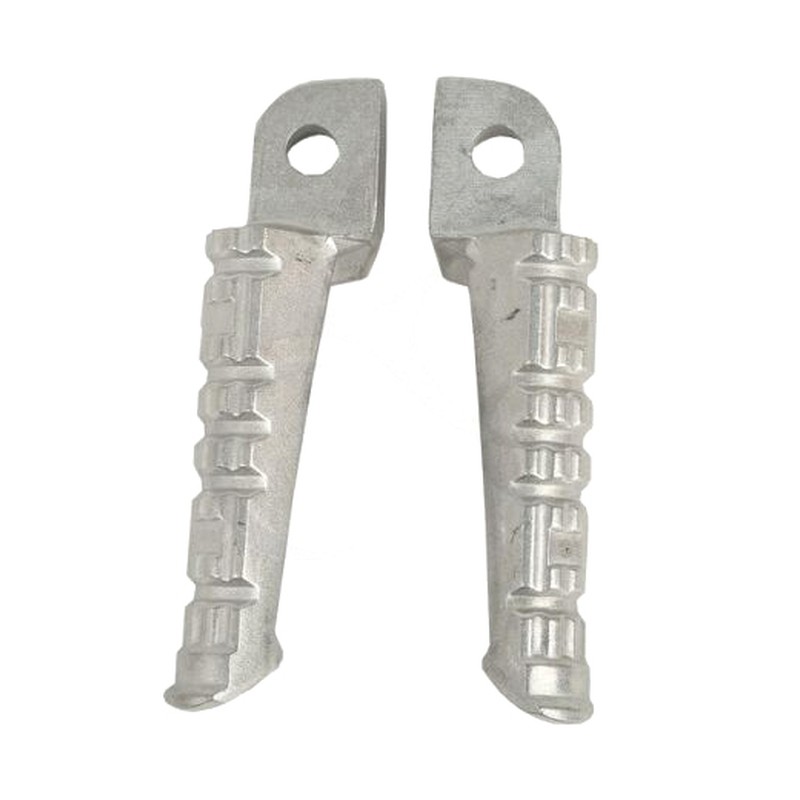 Zestaw podnóżków Hyosung GT 250R GT 650R srebrny - BIKETEC PARTS