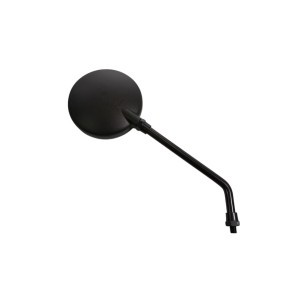 Lusterko prawe uniwersalne do roweru - Biketec Parts, gwint M10, kolor czarny