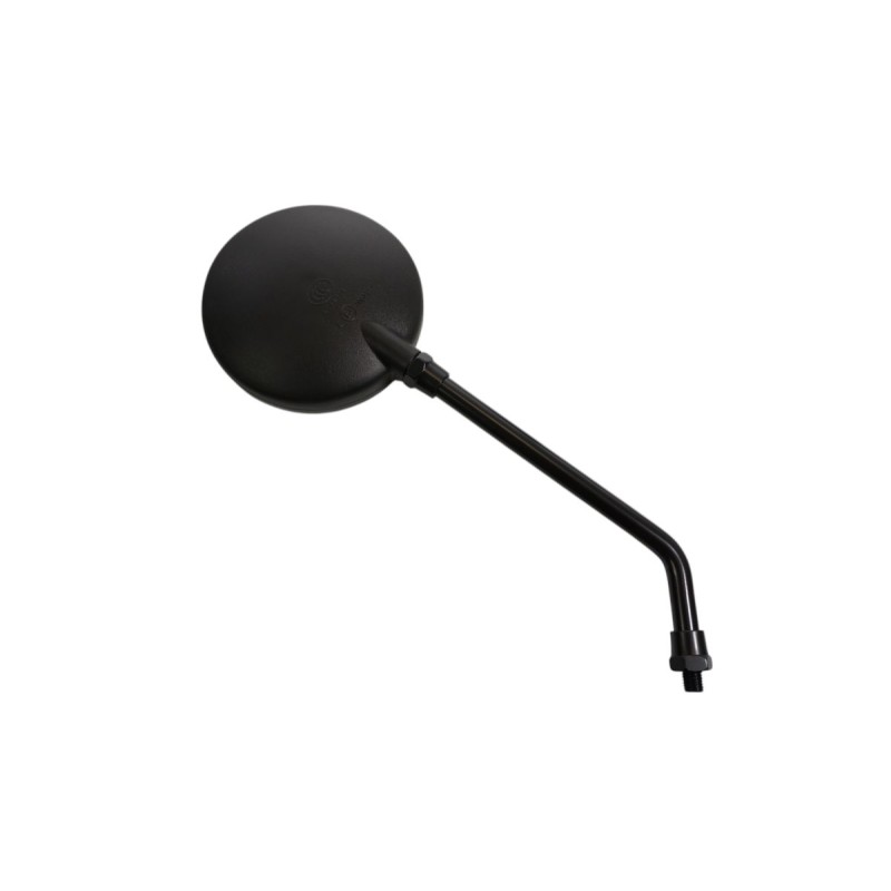 Lusterko prawe uniwersalne do roweru - Biketec Parts, gwint M10, kolor czarny