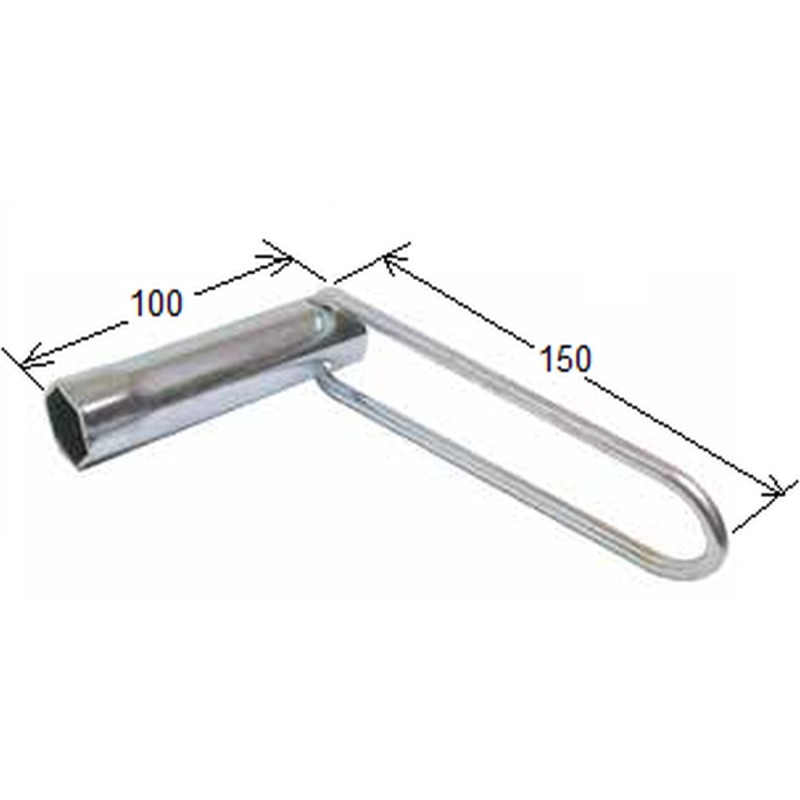 Klucz do świec zapłonowych 21mm x 100mm - BUZZETTI