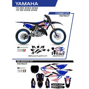 Komplet plastików Yamaha YZ 125/250 '22 + naklejki - przednia tablica
