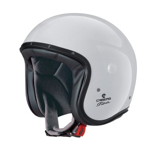 CABERG KASK OTWARTY JET MODEL FREERIDE X SOLID BIAŁY POŁYSK ROZMIAR S