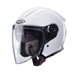 Kask otwarty Caberg Jet Flyon II Solid White biały połysk rozmiar L