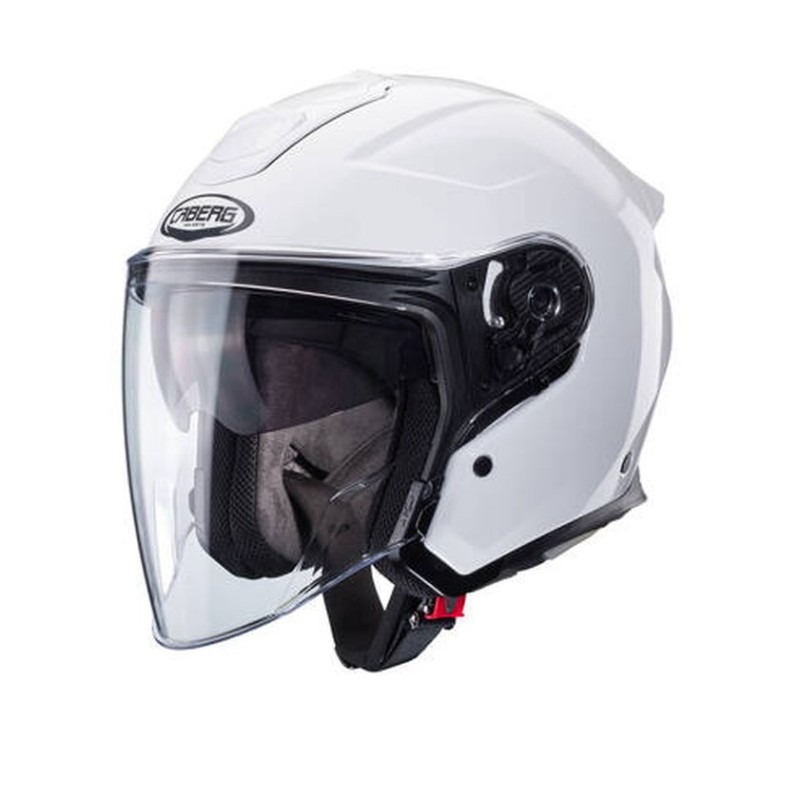 Kask otwarty Caberg Jet Flyon II Solid White - Biały Połysk - Rozmiar M