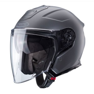 Kask otwarty Caberg Flyon II Solid Matt Grey - Szary Mat, Rozmiar L