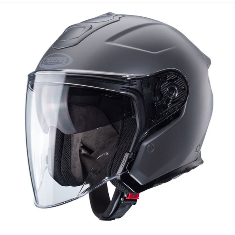 Kask otwarty Caberg Flyon II Solid Matt Grey - Szary Mat, Rozmiar L