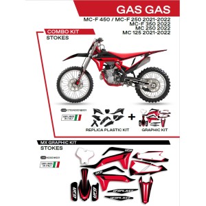 Plastiki GGKIT702001 do Gas Gas MC 125/250/350/450 + naklejki - komplet