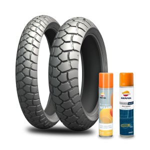 Michelin Komplet Opon Anakee Adventure 120/70R17 i 160/60R17