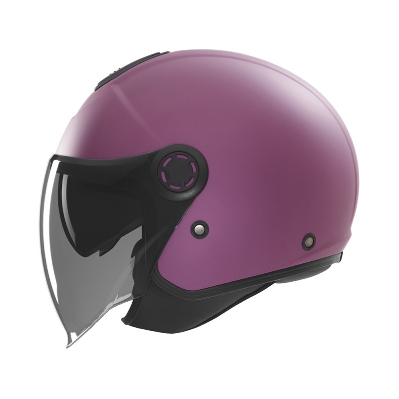 NOX KASK OTWARTY JET Z BLENDĄ N182 SOLID KOLOR FUKSJA MAT