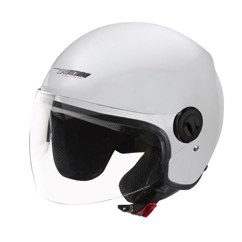 Kask otwarty NOX PROMOCJA N608 BIAŁY POŁYSK ROZMIAR M