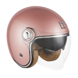 NOX PROMOCJA PREMIUM KASK OTWARTY JET HERITAGE SOLID KOLOR RÓŻOWY/ZŁOTY ROZMIAR M