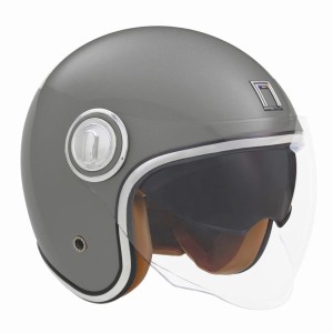 NOX PREMIUM KASK OTWARTY JET HERITAGE SOLID TYTANOWY MAT XL
