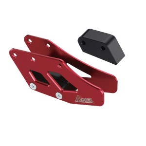 Prowadnica łańcucha kpl. Honda CR '90-'04, CRF 250/450 '02-'04 czerwona