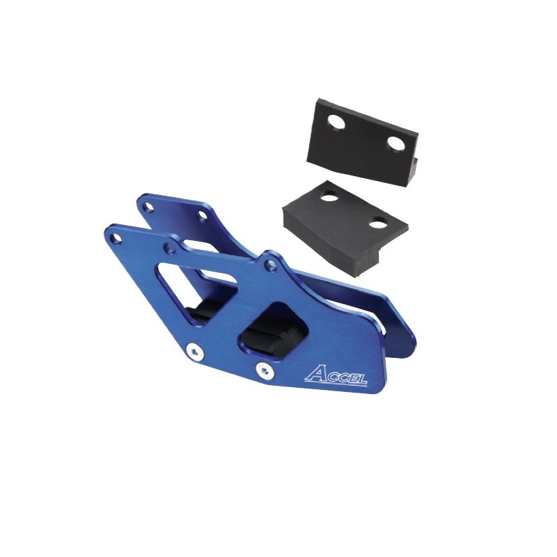 Prowadnica łańcucha kpl. Yamaha YZ '97-'07, YZF '98-'06, Suzuki RMZ250 '07-'16, RMZ450 '05-'16 - niebieski