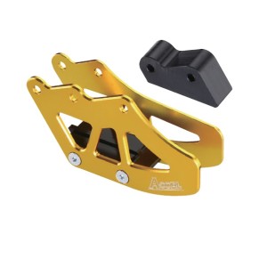 Prowadnica łańcucha kpl. Kawasaki KX125/250 '97-'06, KXF250 '04-'05, Suzuki RMZ 250 '04-'06 - Złoty