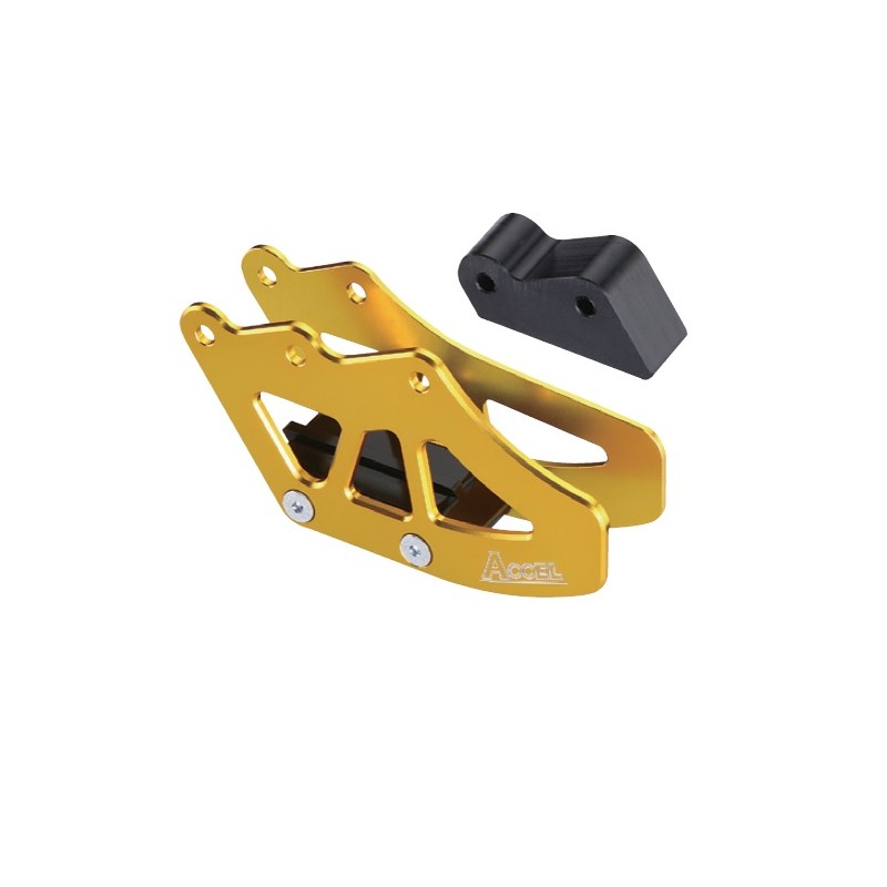 Prowadnica łańcucha kpl. Kawasaki KX125/250 '97-'06, KXF250 '04-'05, Suzuki RMZ 250 '04-'06 - Złoty