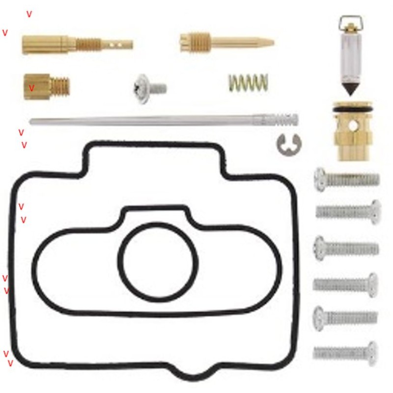 Zestaw naprawczy gaźnika do HONDA CR 125R '00 - BEARING WORX (26-1185)