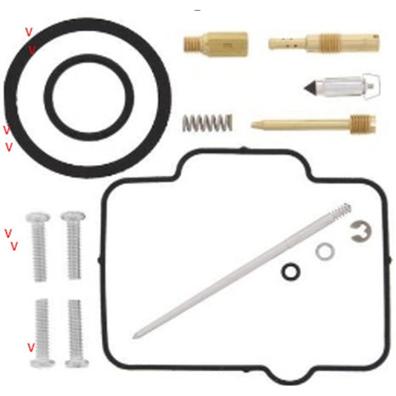 Zestaw naprawczy gaźnika do HONDA CR 125R '99 (26-1186) - BEARING WORX