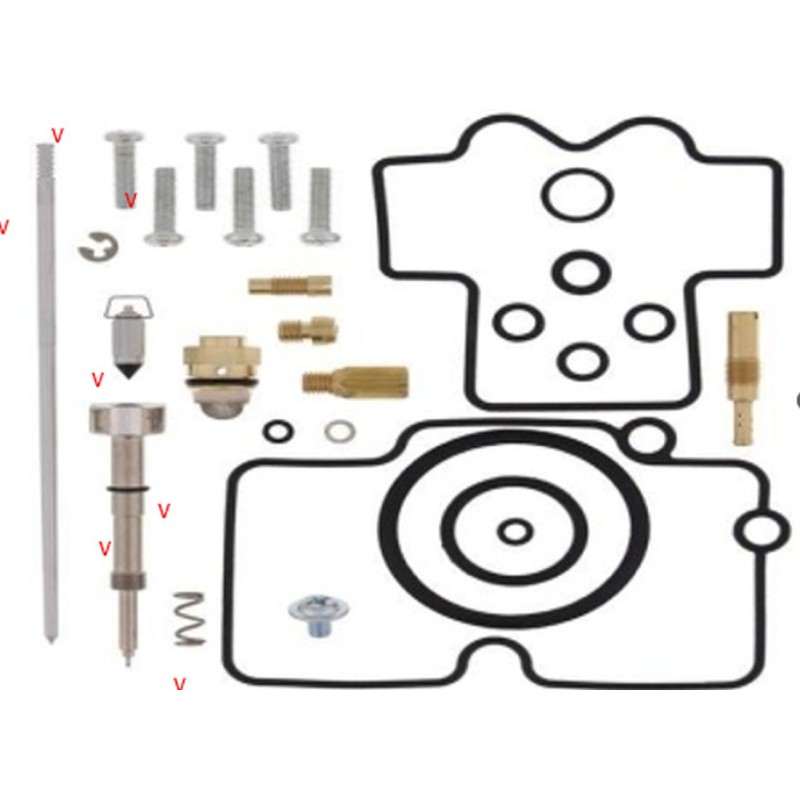 Zestaw naprawczy gaźnika Honda CRF 450R '03 - BEARING WORX (26-1461)