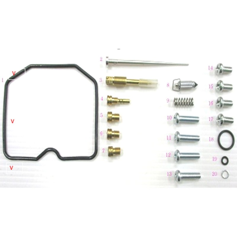 Zestaw naprawczy gaźnika Kawasaki KVF 360/360B/360C Prairie '03-'13