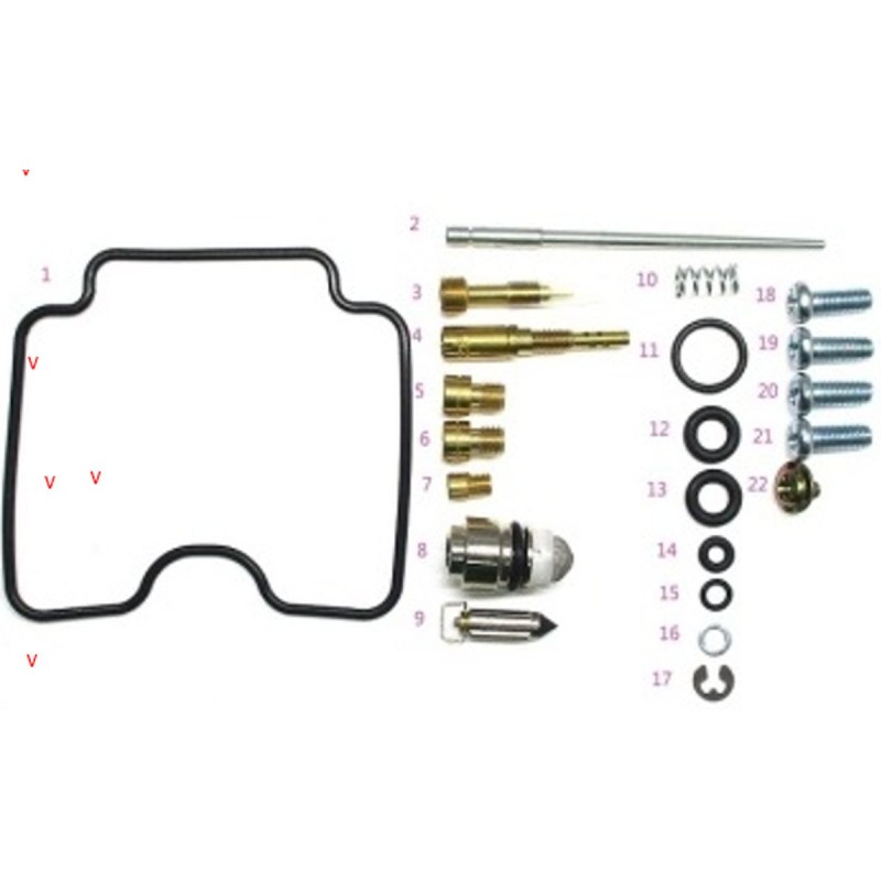 Zestaw naprawczy gaźnika Suzuki DRZ 400S/SM '00-'17