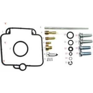BEARING WORX ZESTAW NAPRAWCZY GAŹNIKA SUZUKI DR 650SE '96-'17 (26-1104)