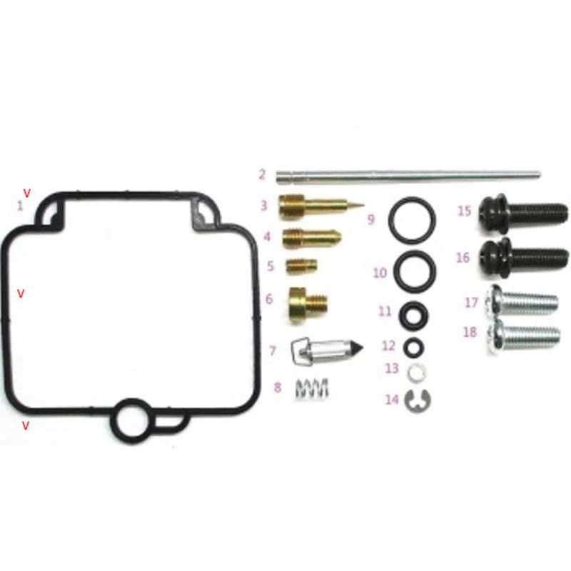 BEARING WORX ZESTAW NAPRAWCZY GAŹNIKA SUZUKI DR 650SE '94-'95 (26-1105)