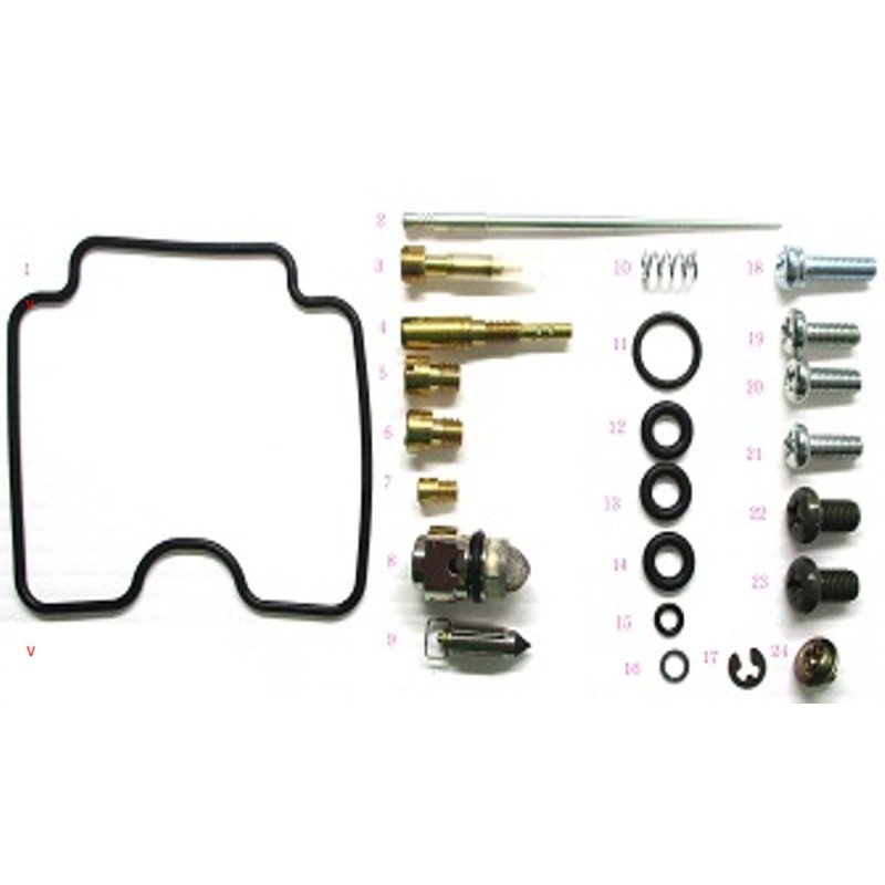 Zestaw naprawczy gaźnika Yamaha YFM 660 Grizzly '02-'08 - BEARING WORX (26-1407)