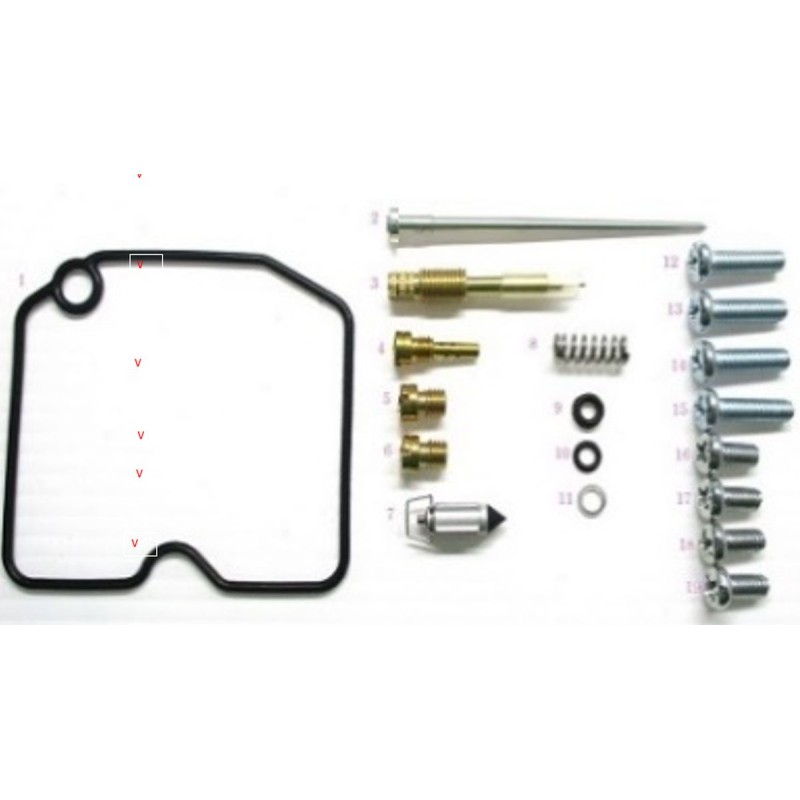 Zestaw naprawczy gaźnika Arctic Cat TRV 500 FIS '04-'05 - BEARING WORX (26-1056)