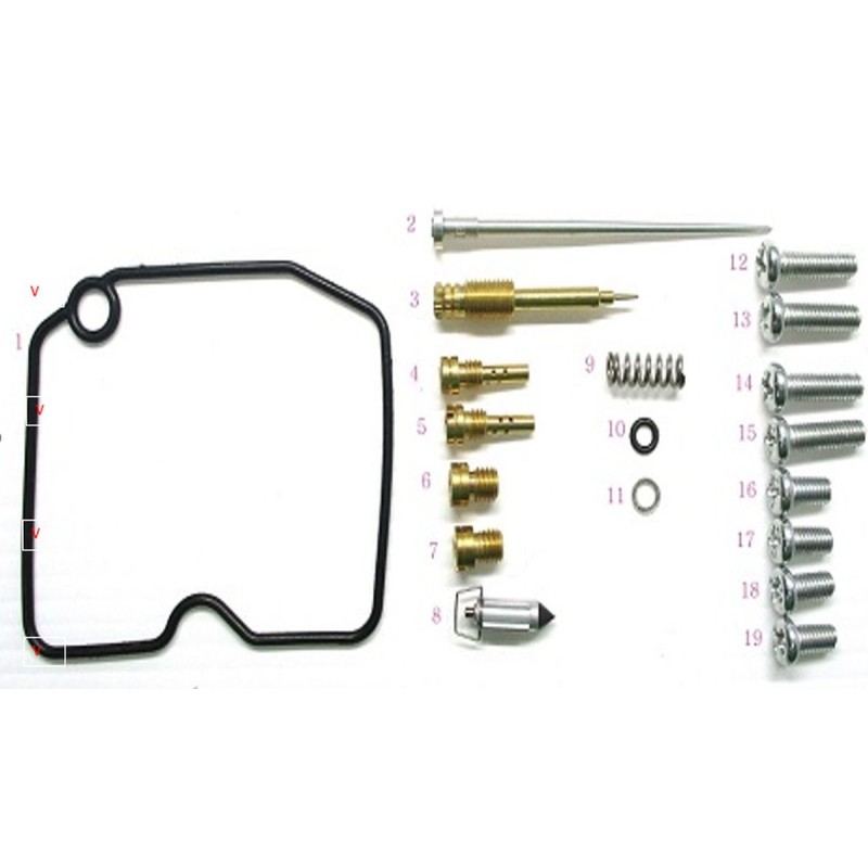 Zestaw naprawczy gaźnika Arctic Cat 366 FIS '09-'11 (26-1073) - BEARING WORX