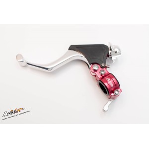 ACCEL UCHWYT DŹWIGNI SPRZĘGŁA KOMPLETNY + HOT START UNIWERSALNY (KUTY) - CZERWONY