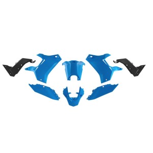 Komplet plastików RTECH Yamaha Tenere 700 '19-'24 - jasny niebieski/czarny