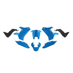 Komplet plastików RTECH Yamaha Tenere 700 '19-'24 - jasny niebieski/czarny