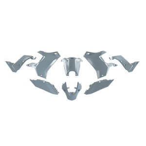 Komplet plastików RACETECH (RTECH) T7 Revolution Yamaha Tenere 700 '19-'24 szary