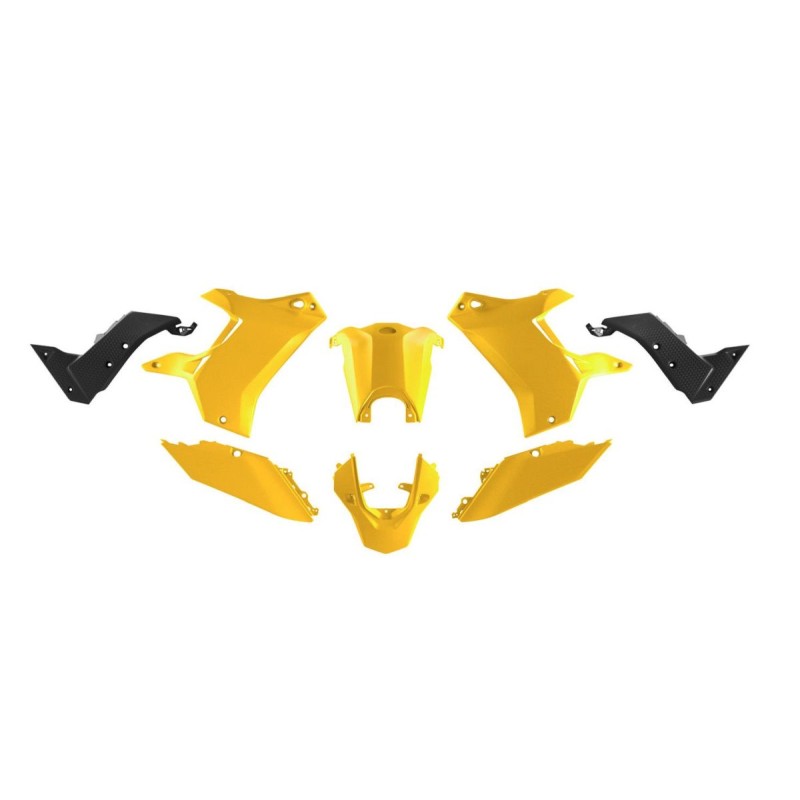 Komplet plastików RACETECH RTECH T7 REVOLUTION Yamaha Tenere 700 '19-'24 żółty/czarny
