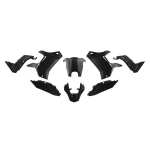 Komplet plastików RACETECH (RTECH) T7 Revolution Yamaha Tenere 700 '19-'24 kolor czarny