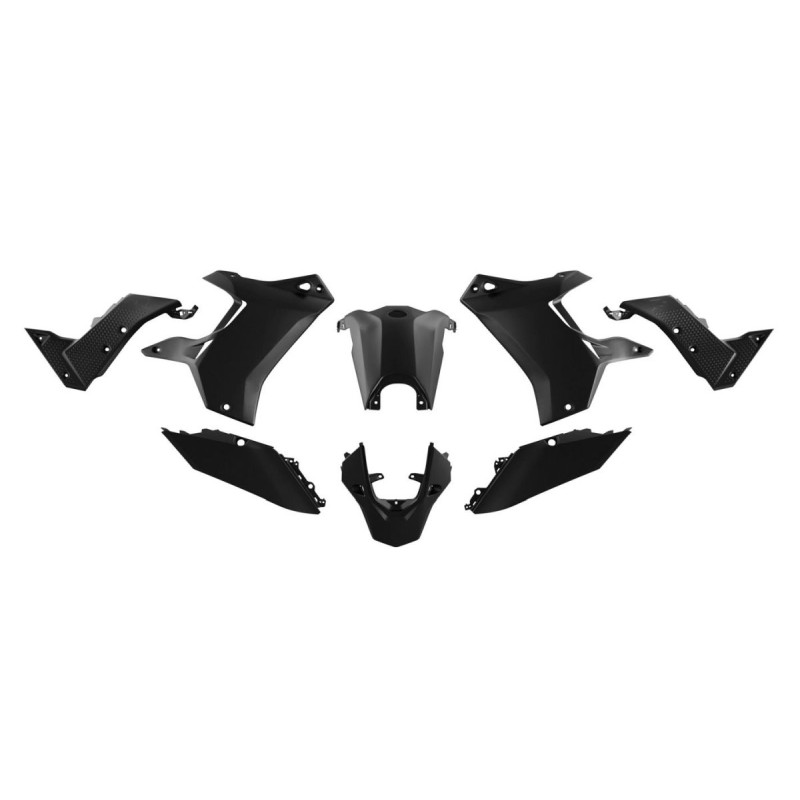 Komplet plastików RACETECH (RTECH) T7 Revolution Yamaha Tenere 700 '19-'24 kolor czarny