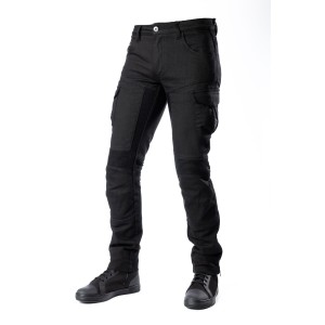 Modeka Spodnie Jeansy Motocyklowe City Nomad Trooper - Kolor Czarny, Rozmiar L