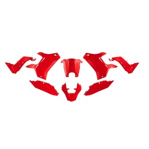 Komplet plastików RACETECH (RTECH) T7 Revolution Yamaha Tenere 700 '19-'24 czerwony