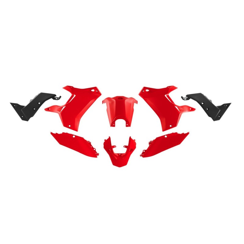 Komplet plastików RACETECH (RTECH) T7 Revolution Yamaha Tenere 700 '19-'24 czerwony/czarny