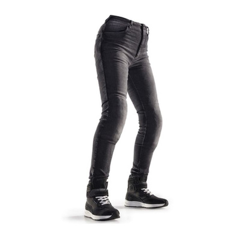 Spodnie jeansy motocyklowe damskie City Nomad Kim Black - rozmiar M