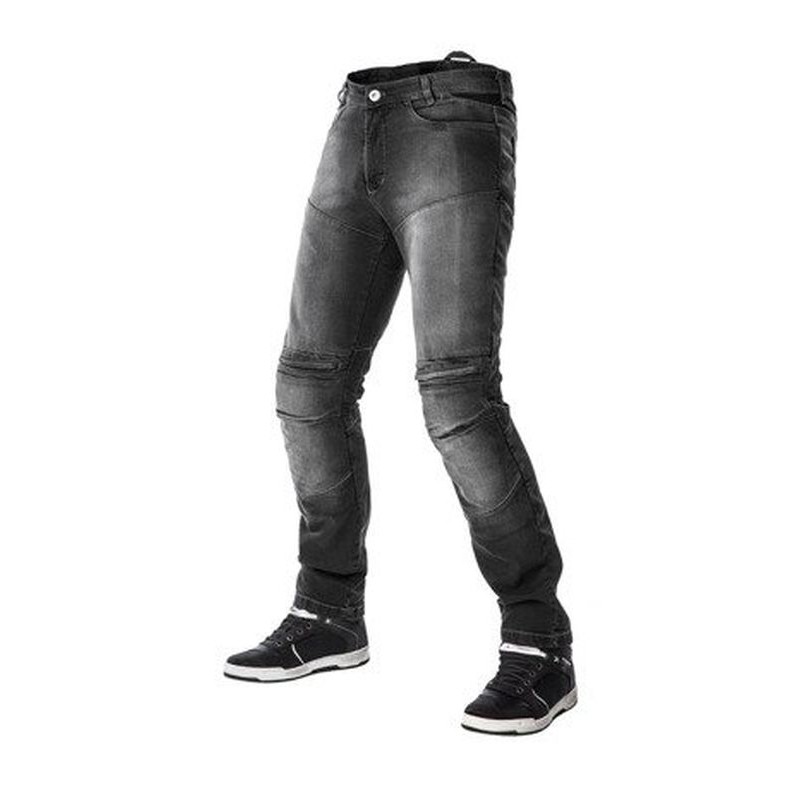 Spodnie jeansy motocyklowe City Nomad Max Evo czarne rozmiar 4XL