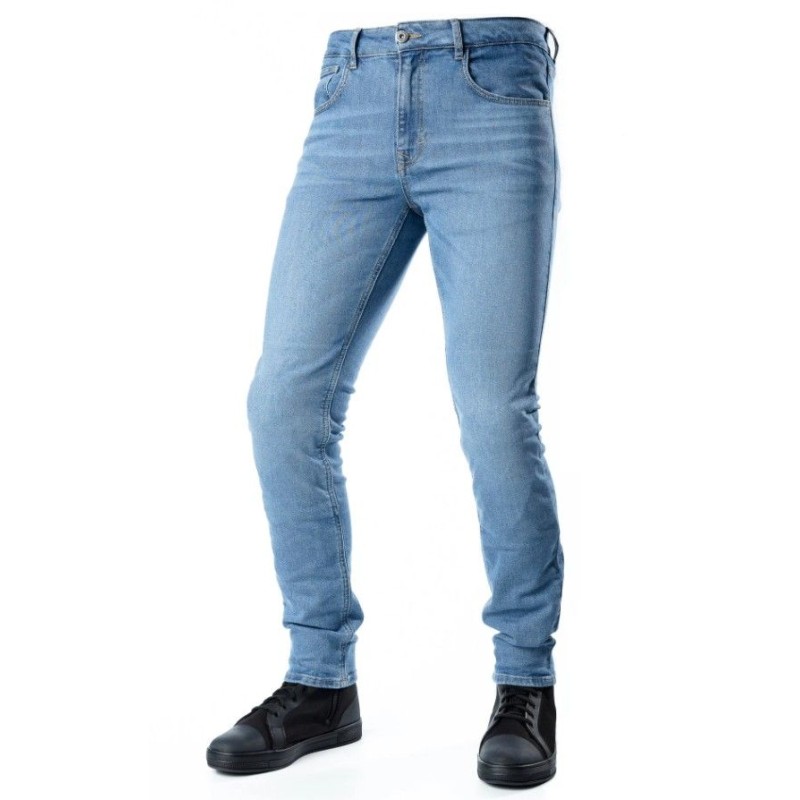 MODEKA Spodnie Jeansy Motocyklowe City Nomad Rekon Niebieskie M