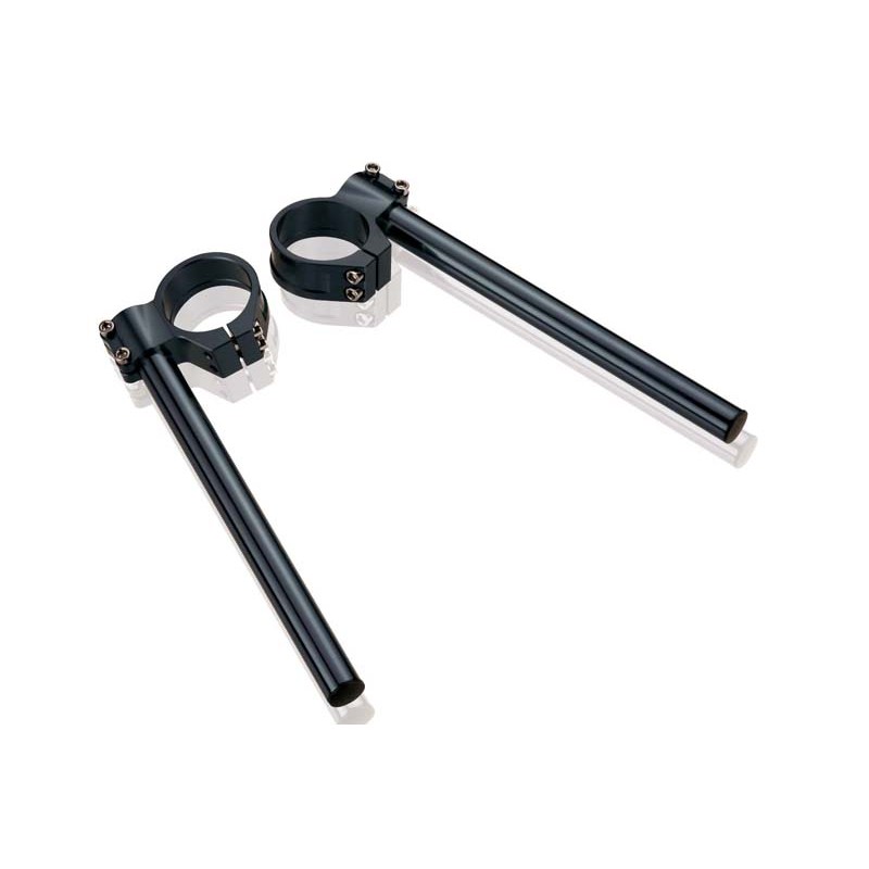 Kierownica dwuczęściowa street clip-on uchwyt 41mm kolor czarny