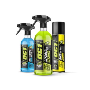 OC1 ZESTAW OFFROAD MUST HAVE Offroad Cleaner 0,95L + Tires & Plastic Shine 0,45L + Bike Shine 500ml