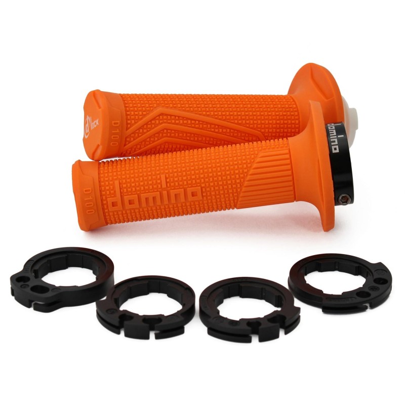 DOMINO MANETKI OFF ROAD D-LOCK (Z ADAPTERAMI ROLGAZU) - KTM, HUSQVARNA, GASGAS, HONDA, KAWASAKI, SUZUKI, YAMAHA