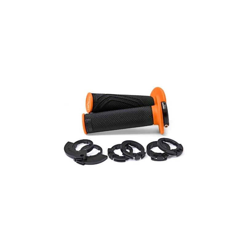 DOMINO MANETKI (GRIPY) OFF ROAD D-LOCK 2T / 4T (Z ADAPTERAMI ROLGAZU)