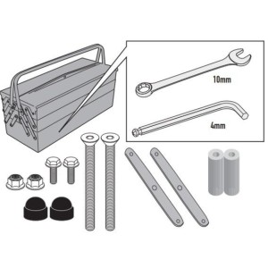 Mocowanie szyby do Aprilii SR 125-200 GT '22-'25 - Kappa 6711DTK