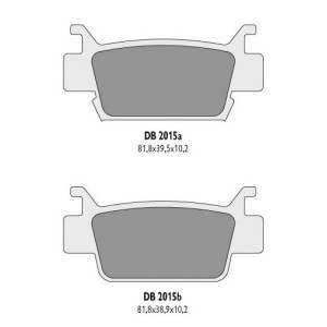 Klocki hamulcowe DELTA BRAKING KH410 do HONDA TRX - Zamiennik DB2015MX-D i DB2015QD-D